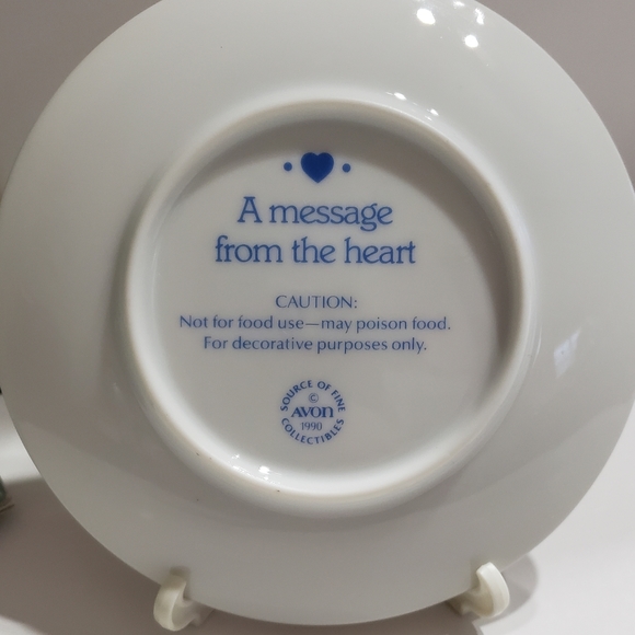 1990 avon collector plate - Picture 3 of 3